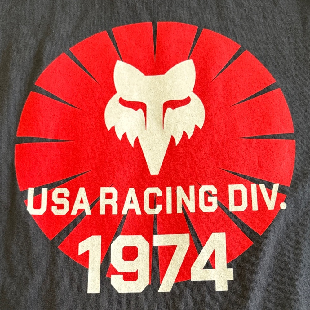 Fox Men's Black Racing Tee - Picture 5 of 5